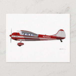 Cessna 195 postkarte