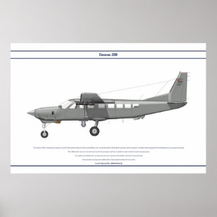 Cessna 208 AE Poster