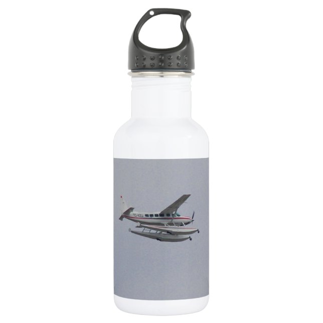 Cessna 208 Caravan Seaplane Edelstahlflasche (Vorderseite)