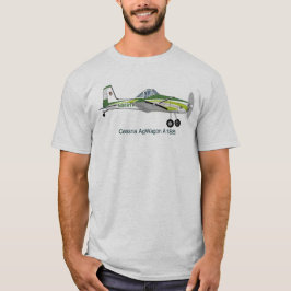 Cessna AgWagon A188 Crop Duster Flugzeug T-Shirt