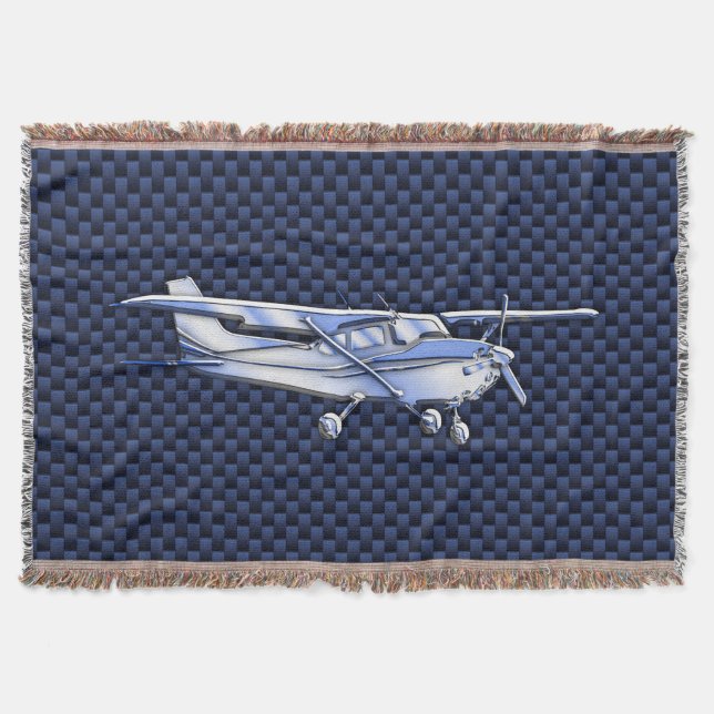 Cessna Blue Carbon Fiber Decke (Vorderseite)