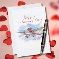 Cessna-Flugzeug trägt Blumenstrauß Foto Lustig