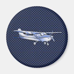 Cessna Flying Carbon Fiber Magnet
