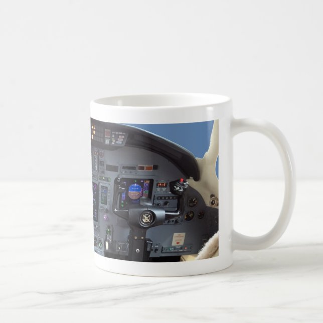 Cessna-Zitat-Excel-Cockpit Tasse (Rechts)