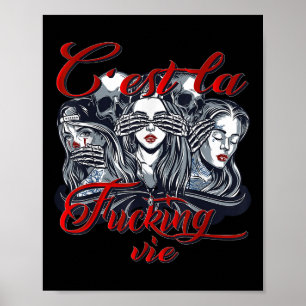 Cest La Foring Vie Dont sprechen, hören und sehen  Poster