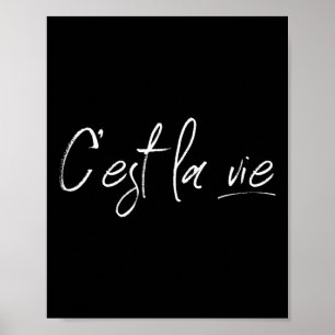 C'est La Vie France French Lover Poster