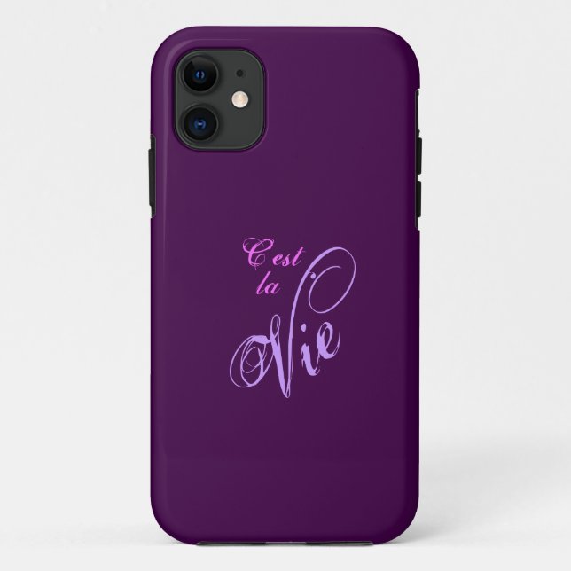 C'est la Vie iPhone Case (Rückseite)