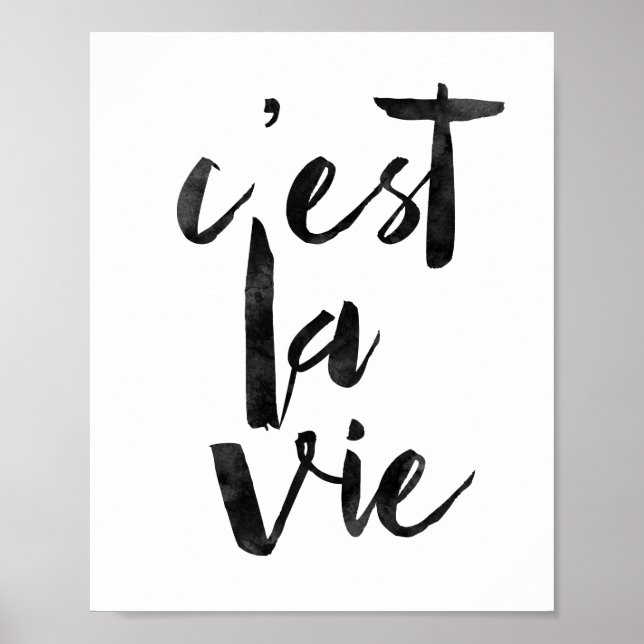C'est La Vie Poster (Vorne)