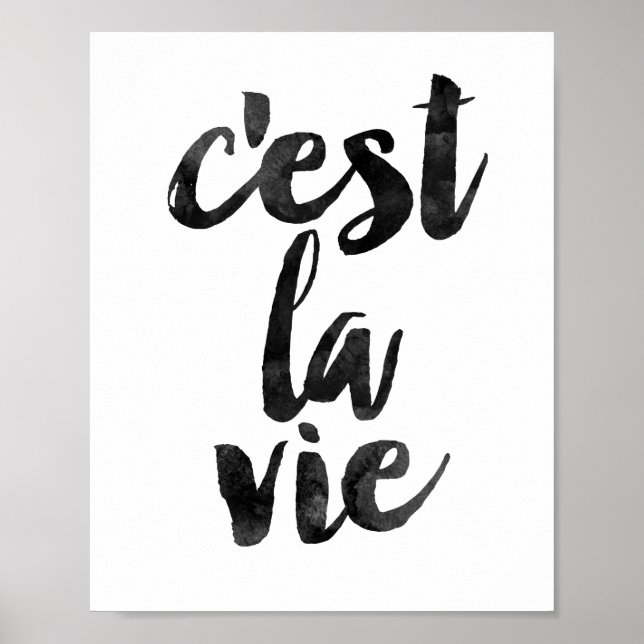 C'est La Vie Poster (Vorne)