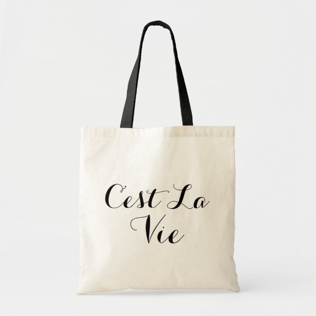 C'est La Vie Tragetasche (Vorne)