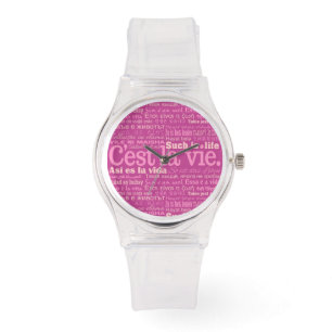 C'est La Vie Zolluhren Armbanduhr