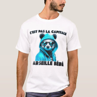 C'est pas la capitale c'est marseille bébé marseil T-Shirt