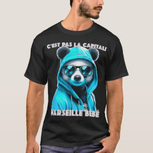 C'est pas la capitale c'est marseille bébé marseil T-Shirt