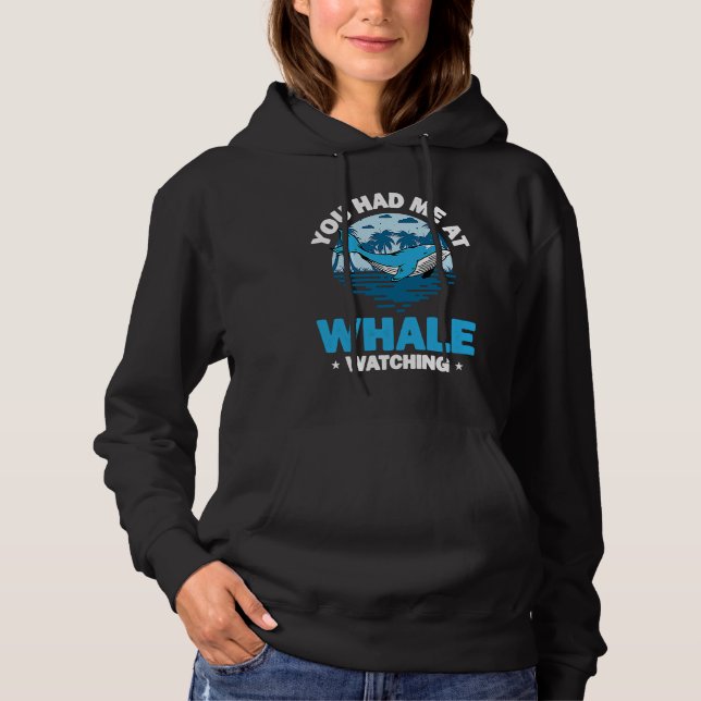 Cetacean Orca Whale Watching  4 Hoodie (Vorderseite)