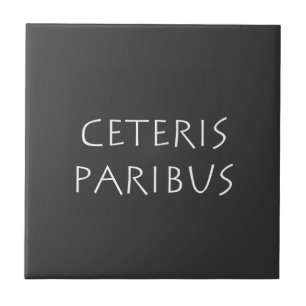 Ceteris paribus fliese