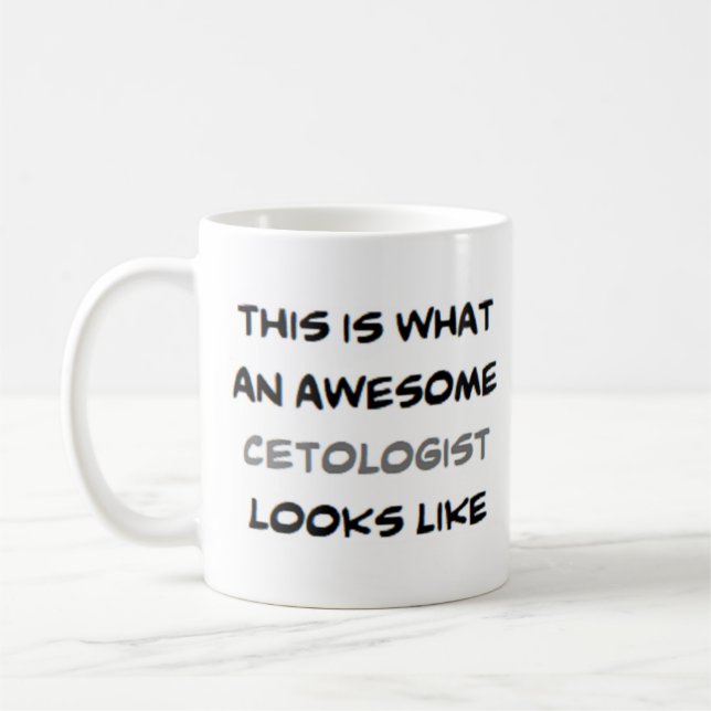 Cetologe, phantastisch kaffeetasse (Links)