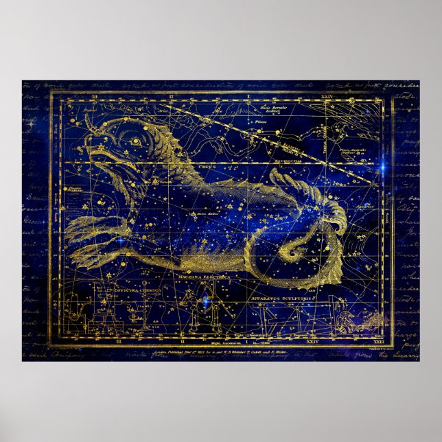 Cetus Constellation Poster (Vorne)