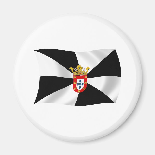 Ceuta-Flagge-Magnet Magnet (Vorne)