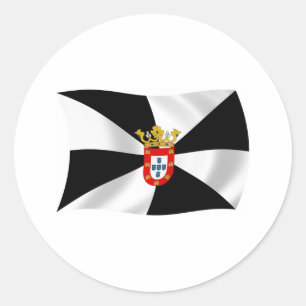 Ceuta-Flaggen-Aufkleber Runder Aufkleber