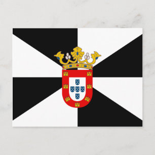 Ceuta Hochwertige Flagge Postkarte