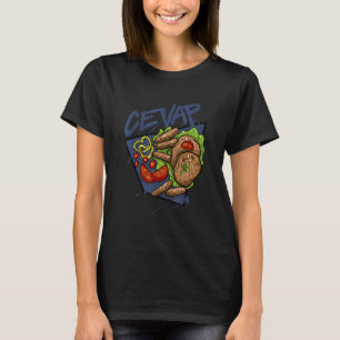Cevap Serbisch Grill Würstchen Cvapi T-Shirt