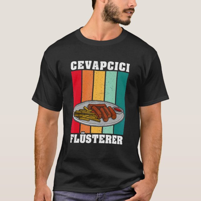Cevapcici Kebab Balkan cuisine 14 T-Shirt (Vorderseite)