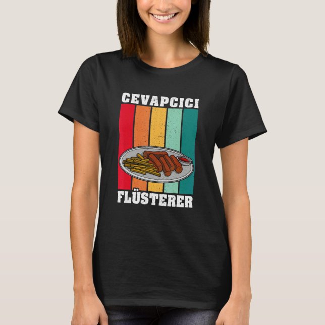 Cevapcici Kebab Balkan cuisine 14 T-Shirt (Vorderseite)