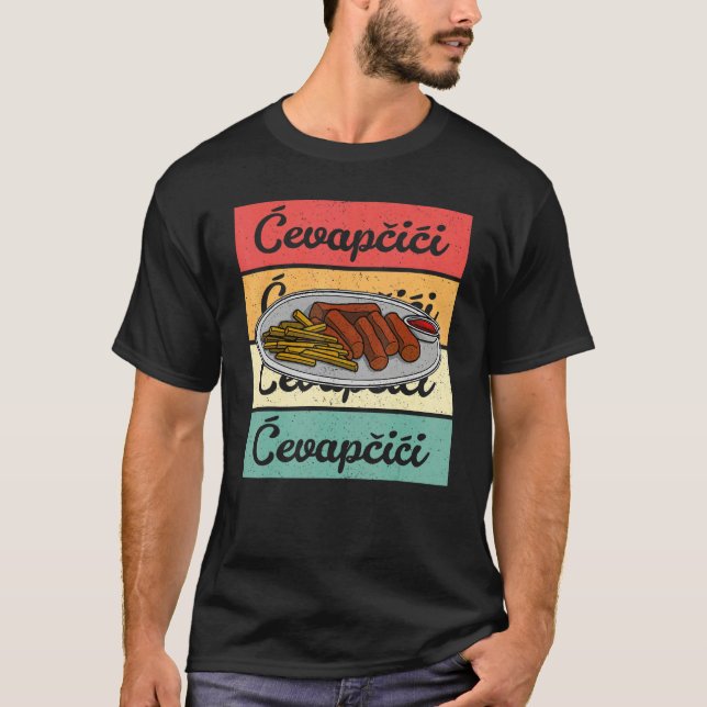 Cevapcici Kebab Balkan cuisine 17 T-Shirt (Vorderseite)