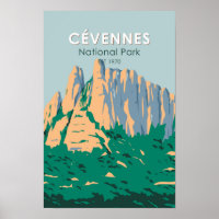 Cevennes Nationalpark Frankreich Vintag