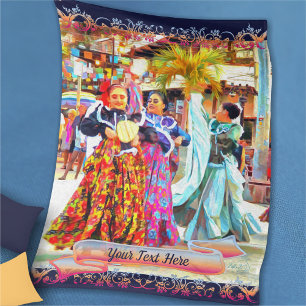 Ceviche Mexican Festival Dancers 2549 Fleecedecke