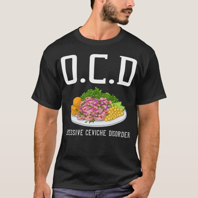 Ceviche Peruano Geschenk Peruanischen Ecuadorianis T-Shirt (Vorderseite)