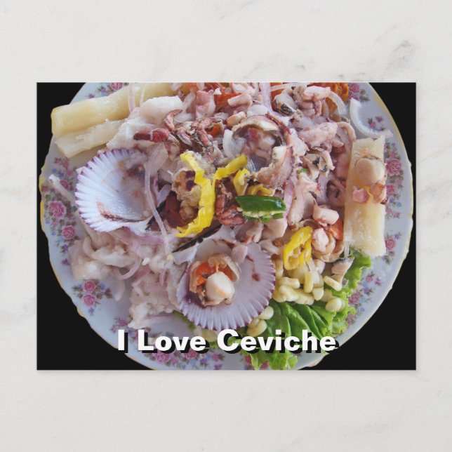 Ceviche - Stolz Perus Postkarte (Vorderseite)