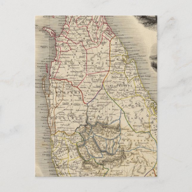 Ceylon Postkarte (Vorderseite)