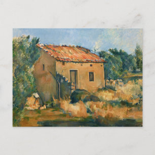 Cezanne - Abandoned House Postkarte