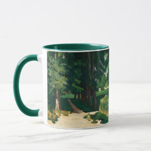 Cezanne-Allee bei Jas de Bouffan Vintage-Druck Tasse