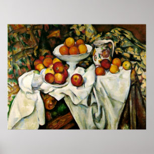 Cezanne - Äpfel und Orangen Poster
