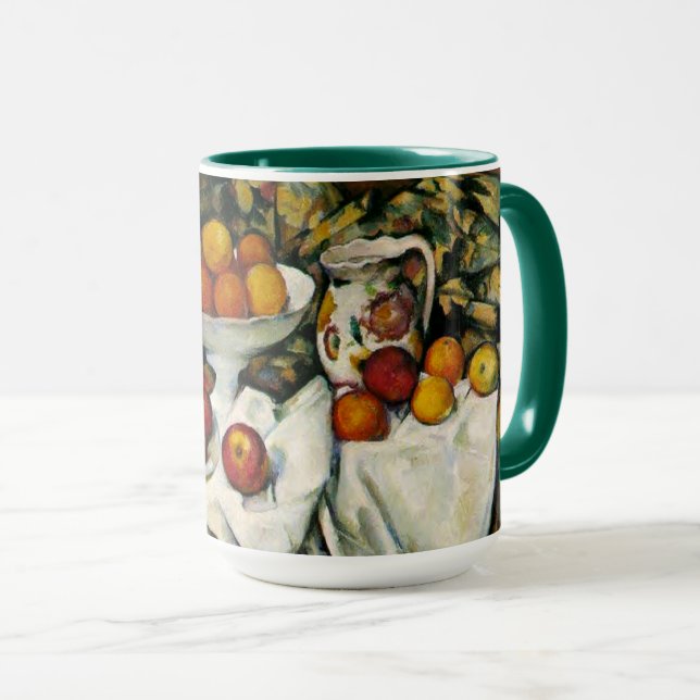 Cezanne - Äpfel und Orangen, Tasse (VorderseiteRechts)