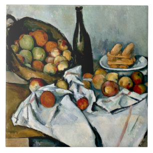 Cezanne - Äpfelkörbe Fliese