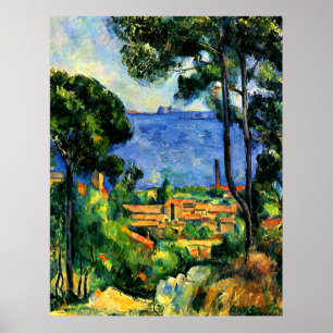 Cezanne - Aussicht auf l'Estaque Poster