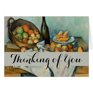 Cezanne Basket Apples Impressionismus Art