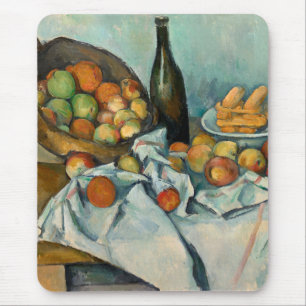 Cezanne Basket Apples Impressionismus Art Mousepad