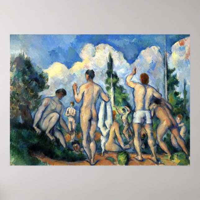 Cézanne - Bathers Poster (Vorne)