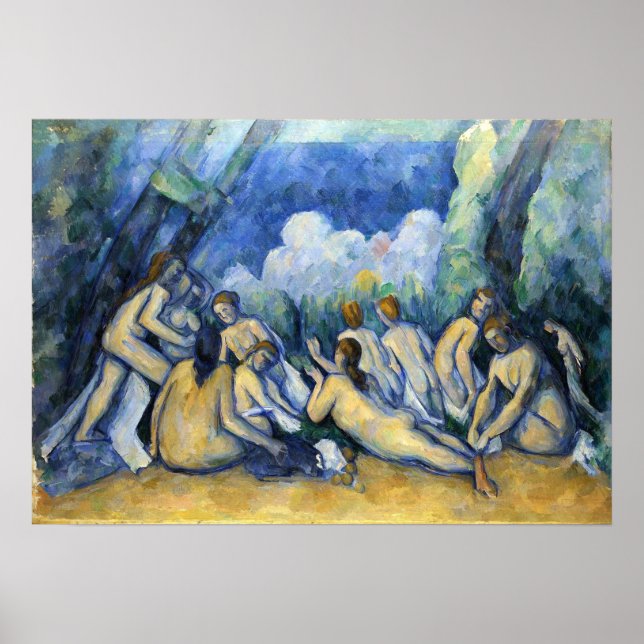 Cézanne - Bathers Poster (Vorne)