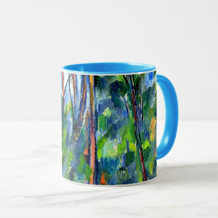 Cezanne - Berühmtes Gemälde im Wald Tasse