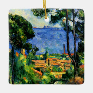 Cezanne - Blick auf l'Estaque, Keramikornament