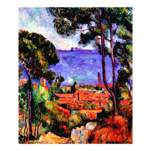 Cezanne - Blick durch die Bäume Fotodruck