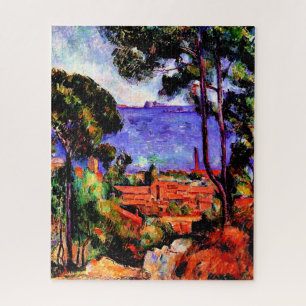Cezanne - Blick durch die Bäume Puzzle