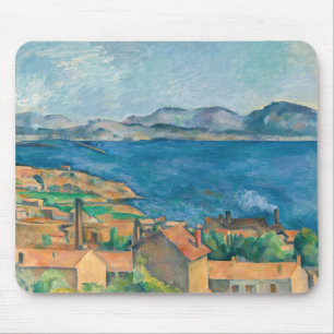 Cezanne - Bucht von Marseille, von L'Estaque aus g Mousepad
