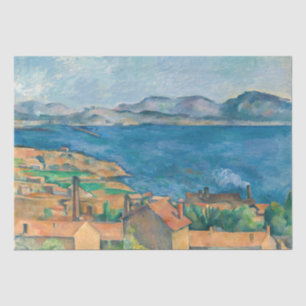 Cezanne - Bucht von Marseille, von L'Estaque aus g Seidenpapier