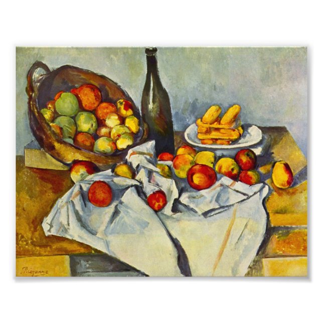Cezanne Der Korb der Äpfel drucken Fotodruck (Vorne)